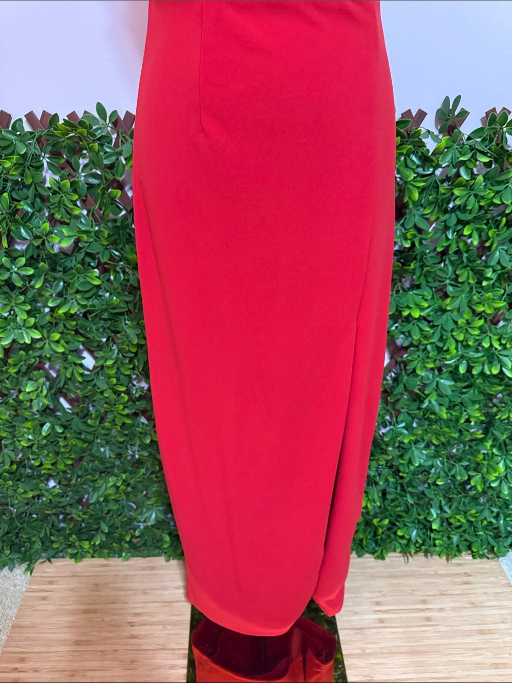 Extravagant Persona RedStrapless Cutout Column Maxi Dress - Picture 7 of 15